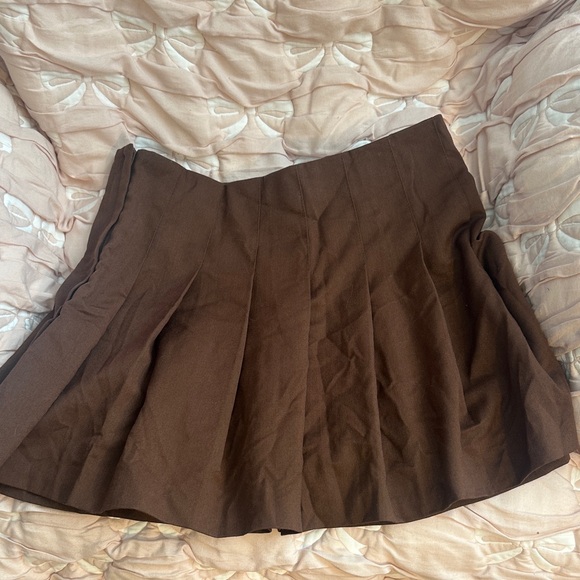 H&M Chocolate Brown Skater Skirt - Picture 4 of 4